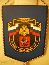 Вымпел МЧС. 24х17см