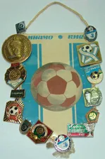Вымпел и 13 знаков Динамо Киев. СССР