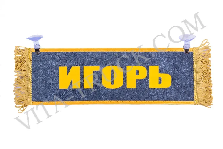 Вымпел прямоугольный Игорь - Пустой-0