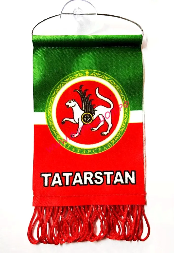 Вымпел "TATARSTAN-флаг" бахрома 8,5х12см 06271-0